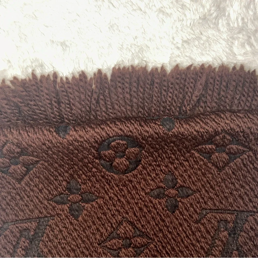 Louis Vuitton Brown Logomania‎ Scarf